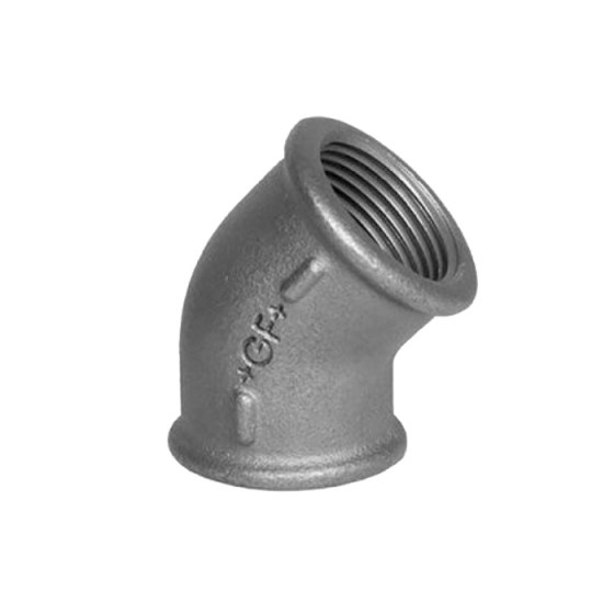 ΓΩΝΙΑ ΚΟΡΔΟΝΑΤΗ 45° ΓΑΛΒΑΝΙΖΕ ΜΑΥΡΗ